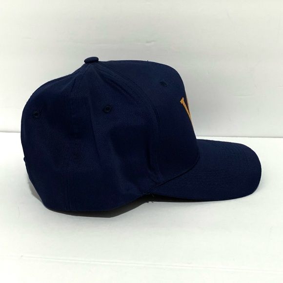 VINTAGE NWOT Adult Size Seagram’s VO Dark Blue y2k 90s Whiskey Snapback Hat - Picture 5 of 10